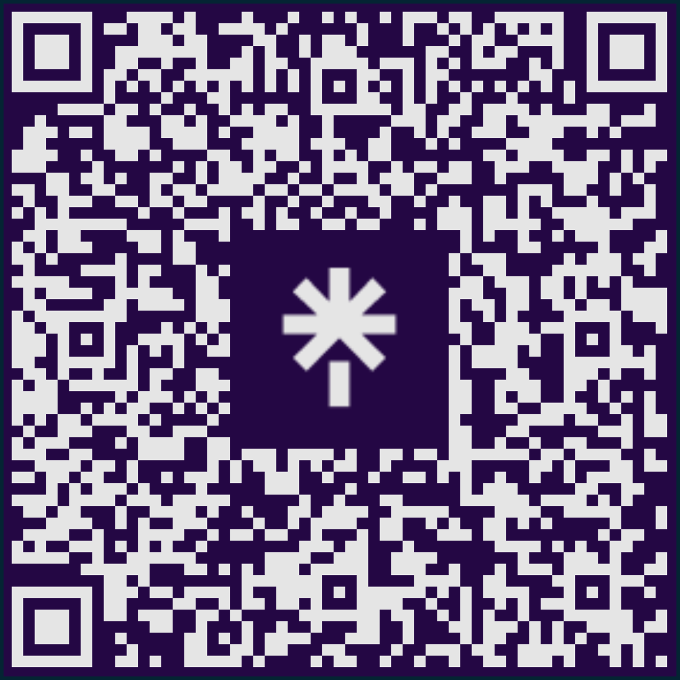 QR Code in purple color