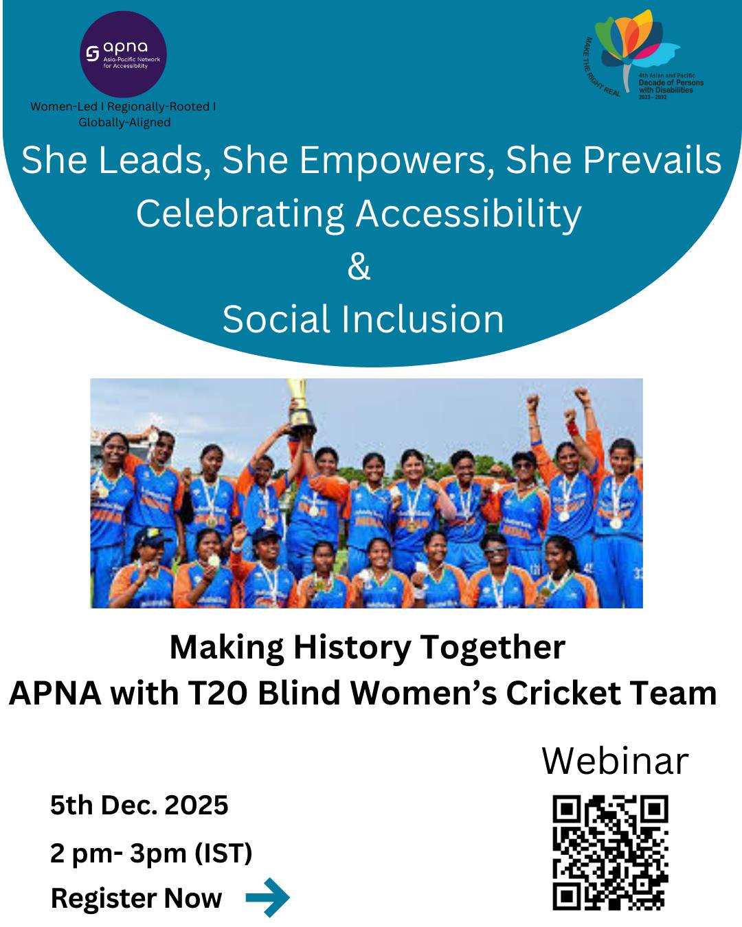 Indian Blind Cricket Team in Blue